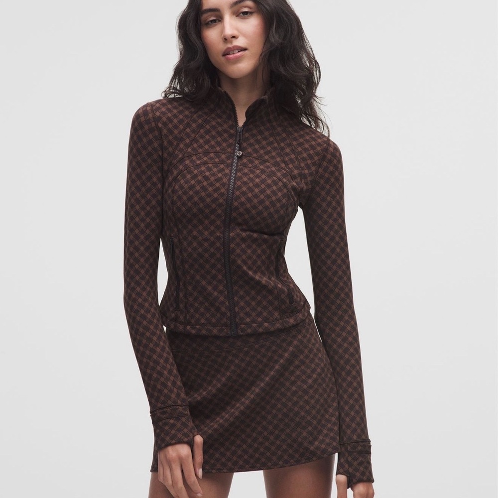 Lululemon Jacquard Java Heart Cropped Jacket Size 8 NWT